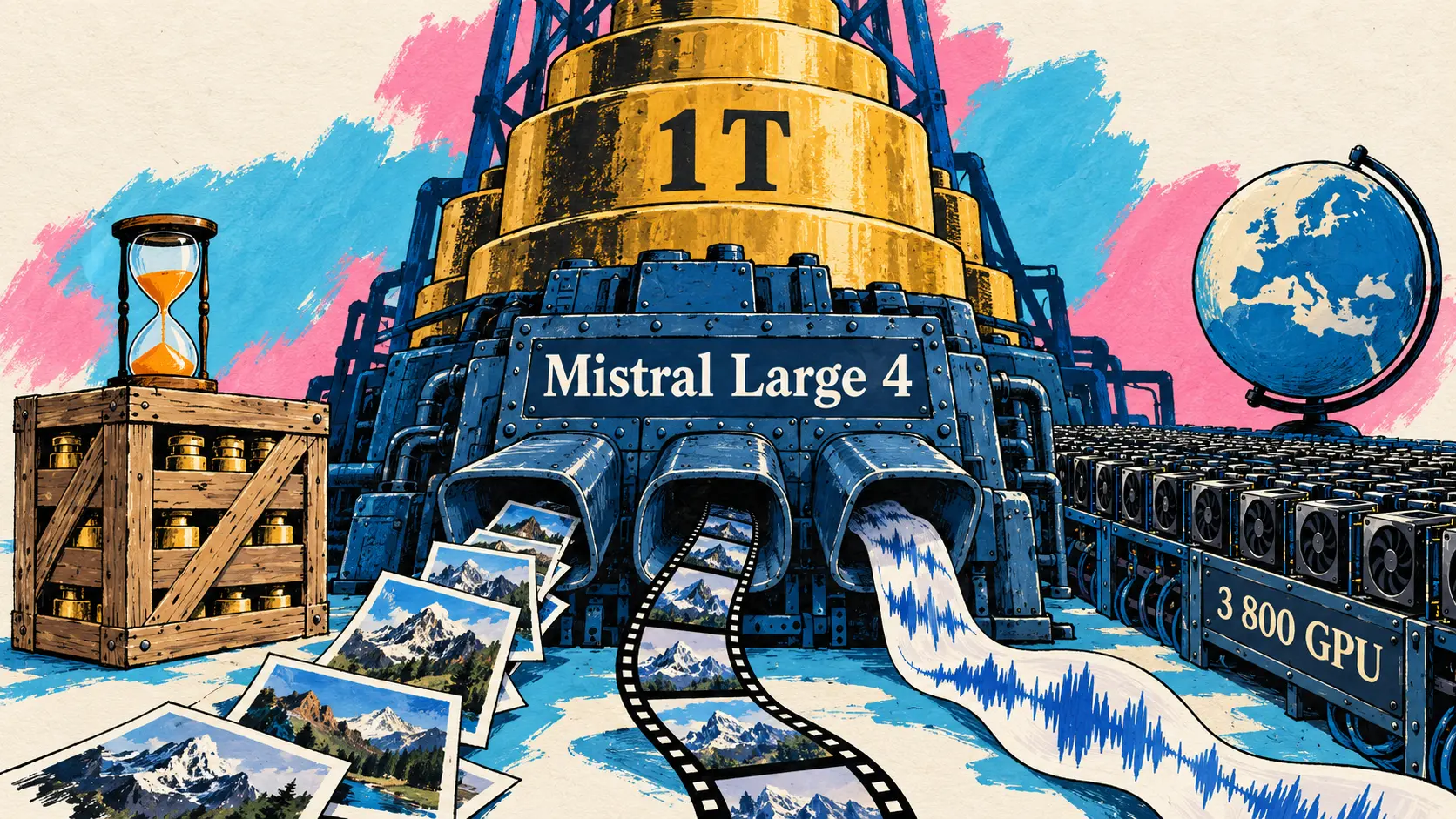 Mistral Large 4 미리보기 공개, Claude의 Google Docs, Sheets 및 Slides 도입, Anthropic의 사이버 보안 프로그램 확대