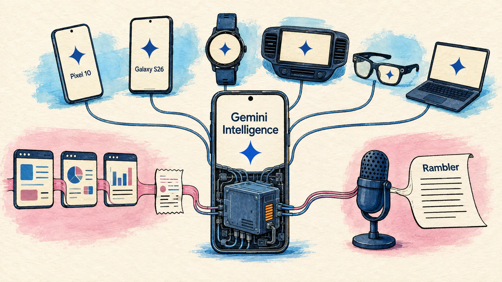 Gemini Intelligence sur Android et Googlebook avant Google I/O, OpenAI Daybreak pour la cyberdéfense, GitHub livre 5 nouveautés Copilot