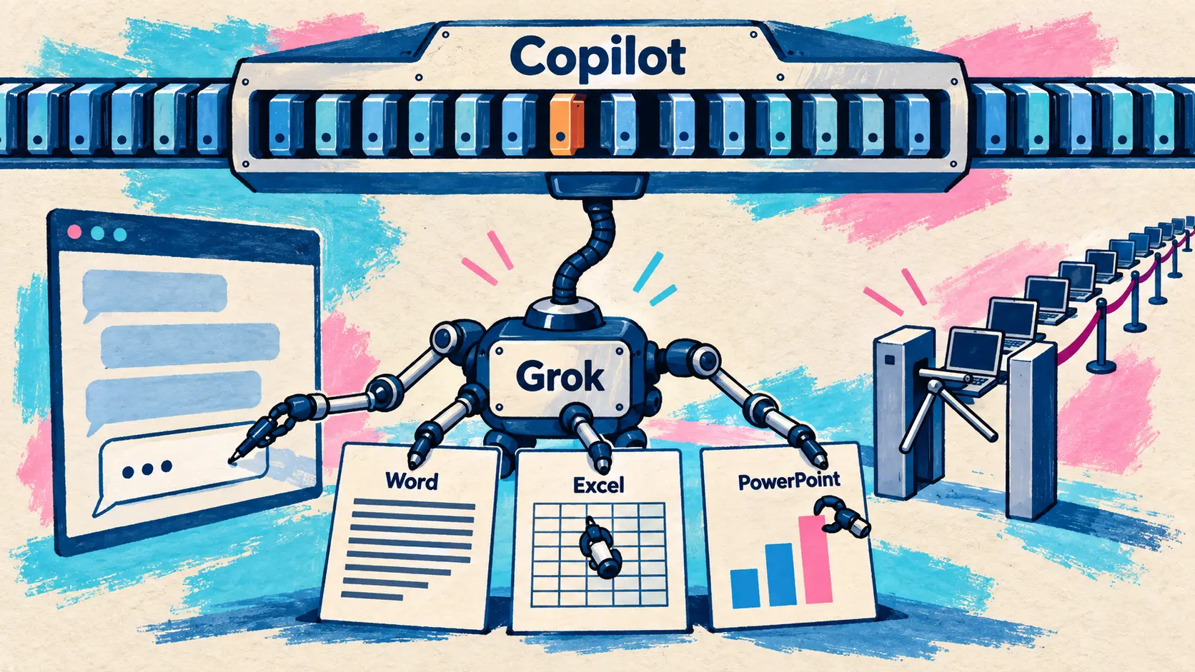 Grok arriva in Copilot per Word, Excel e PowerPoint, OpenAI azzera il costo della licenza ChatGPT per le amministrazioni statunitensi, DeepSeek mantiene V4 Pro