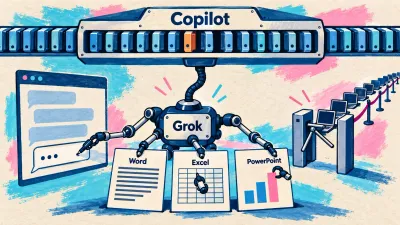 Grok arrive dans Copilot pour Word, Excel et PowerPoint, OpenAI ramène à zéro la licence ChatGPT des administrations américaines, DeepSeek maintient V4 Pro