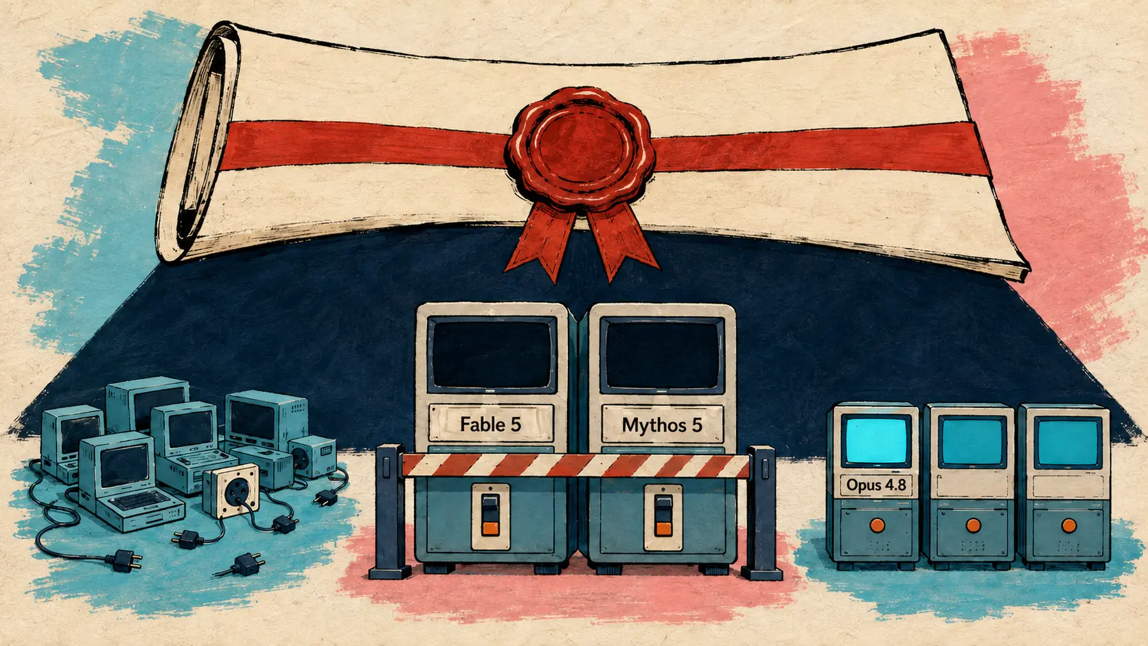 米国の指令でFable 5とMythos 5が停止、NVIDIA BlackwellがAgentPerfで優位