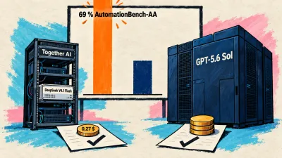 Together AI sert DeepSeek V4.1 Flash et le dit trois fois moins cher par tâche que GPT-5.6 Sol, Perplexity ouvre son Agent API aux connecteurs personnalisés