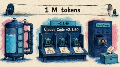Claude Code v2.1.50 bringt Worktree-Hooks und 6 Korrekturen von Speicherlecks, Copilot merkt sich Repository-Konventionen