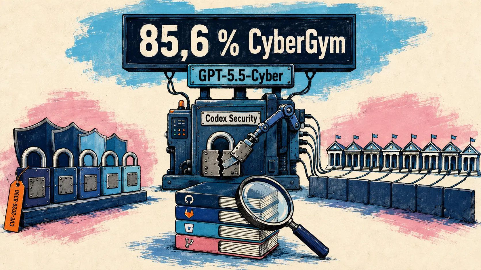 OpenAI erweitert Daybreak auf Cybersicherheit, Sakana Fugu beansprucht neue Stufe auf SWE-Bench, Cursor bildet ein Modell mit SpaceX aus