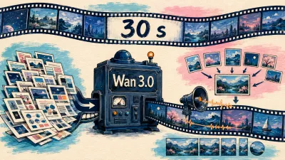 Wan 3.0이 한 번의 패스로 30초를 생성하고, NVIDIA는 와트당 작업량에서 최대 30배의 피크를 측정하며, Mistral은 HUMAIN과 협약을 체결하다