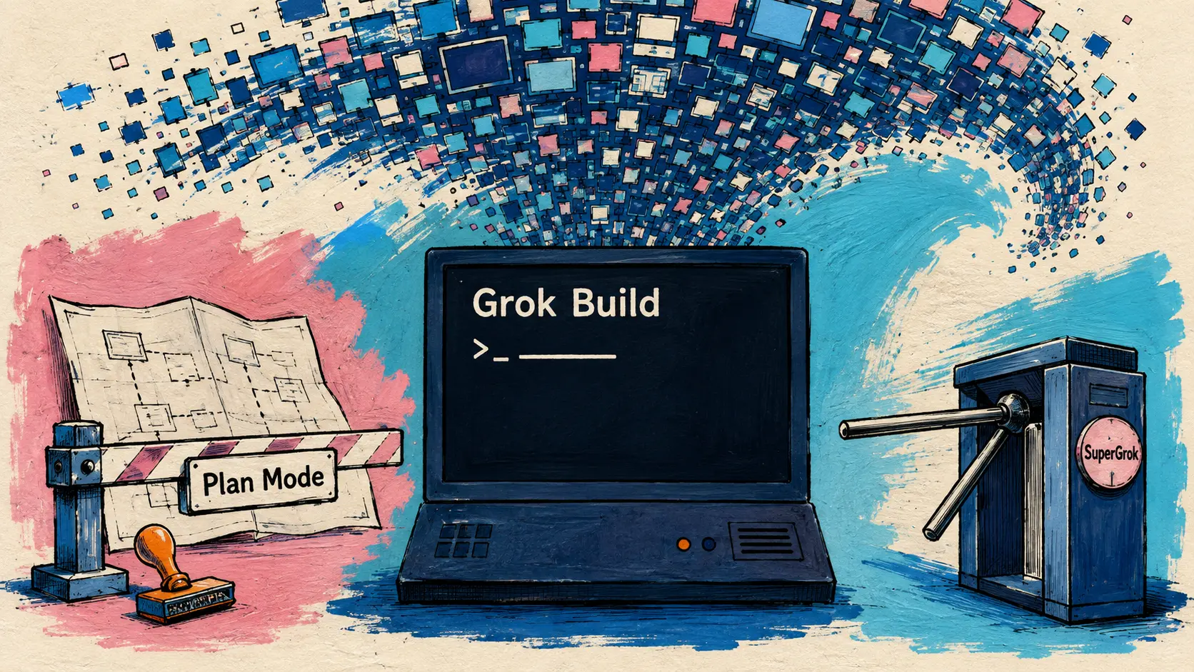 Grok Build in beta, Anthropic at the Vatican, ElevenLabs Music v2